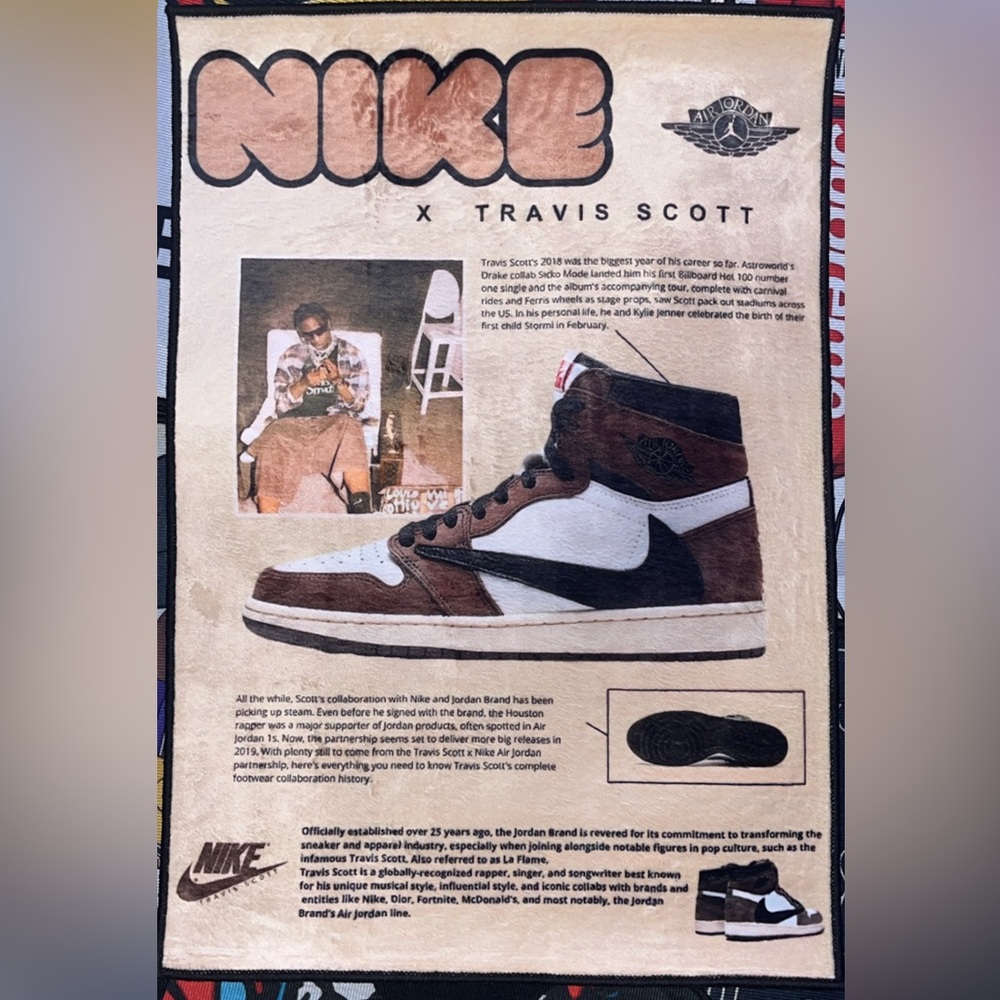 Nike x Travis Scott thick tuft rug!